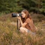 Fotografin beim Fotografieren