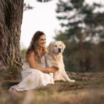 Fotoshooting mit Hund und Mensch